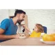 Ricokids silikona priekšautiņš ar kabatu, dzeltens