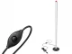 LED stāvlampa 100 cm, 3 gaismas toņi, regulējams spilgtums, melna