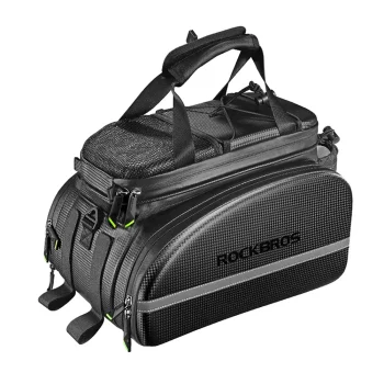 Velosipēda bagāžnieka soma Rockbros A6-6, 10–35 l, melna
