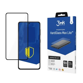 Samsung Galaxy S21 5G Black Aizsargstikls uz Visu Ekrānu | 3MK Hard Glass Max Tempered Fullscreen Protector