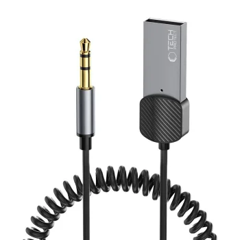 Tech-Protect UltraBoost Bluetooth audio adapteris 3.5mm Jack, pelēks