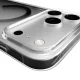 Puro Lite Mag vāciņš priekš iPhone 17 Pro Max ar MagSafe, TPU+PC, caurspīdīgs ar melnu gredzenu