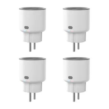 Sonoff S60TPF viedā Wi-Fi kontaktligzda, 4 gab., balta