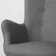 Sofotel Norse atpūtas krēsls ar kāju soliņu, pelēks