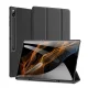Dux Ducis Domo atverams vāciņš maciņš Samsung Galaxy Tab S8 / S9 Ultra, melns