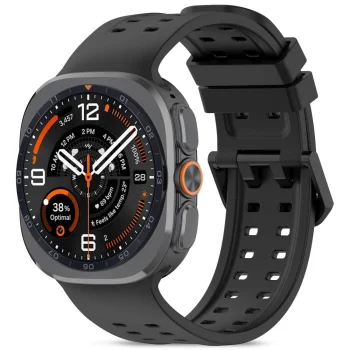 Pulksteņa siksniņa Tech-Protect Silicone Air, Samsung Galaxy Watch Ultra 47mm, melna