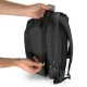 Wozinsky WBB30BK 2-in-1 divkāršā velosipēda soma un mugursoma, 30L, melna