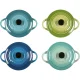 Le Creuset akmensmasas mini sautēšanas trauki, 4 gab., 0.25 l