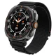 Spigen WBF1 neilona siksniņa pulkstenim Samsung Galaxy Watch Ultra 47mm, melna