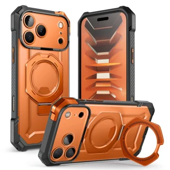 Supcase UB Grip Mag MagSafe vāciņš iPhone 18 Pro / 17 Pro, Coral / Orange