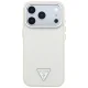 Guess Grained Triangle Logo MagSafe vāciņš iPhone 18 Pro Max / 17 Pro Max, bēšs