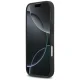 Mercedes Leather Laurel Leaves MagSafe vāciņš iPhone 17, melns