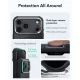 ESR Cyber Tough Kickstand MagSafe vāciņš iPhone 18 Pro / 17 Pro, melns
