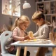 Bērnu galds ar diviem krēsliem Ricokids RC-848 | Table with Two Chairs for Children