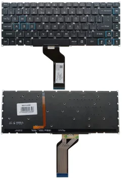 Klaviatūra Acer Predator Triton PT515-51 / PT515-52, RGB apgaismojums, US, melna