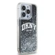 Apple iPhone 15 Pro 6.1\'\' DKNY Liquid Glitter Big Logo Case Cover, Black | Telefona Vāciņš Maciņš Maks Apvalks...
