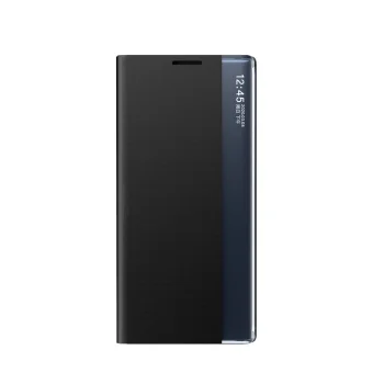 Atverams vāciņš Samsung Galaxy A36 Hurtel New Sleep Case ar statīva funkciju, melns