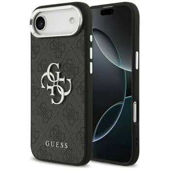 Guess 4G Big 4G Classic Logo vāciņš iPhone 17 Air, melns