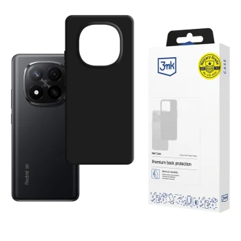 3mk Matt Case Pro vāciņš Xiaomi Redmi Note 14 Pro+, matēti melns