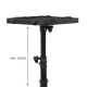 Maclean MC-920 pārnēsājams projektora statīvs, regulējams augstums, 1.2m, melns