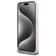 Karl Lagerfeld iPhone 15 Pro Max vāciņš Silicone Shadow Metal Initial MagSafe, rozā