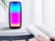 Bezvadu Bluetooth skaļrunis ar RGB apgaismojumu un FM radio, melns