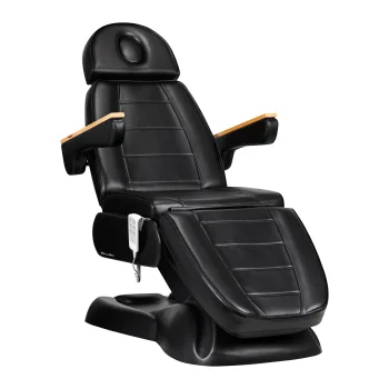 Elektriskais kosmētikas krēsls Sillon Lux 273B ar 3 motoriem, melns