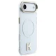 Karl Lagerfeld IML K Head Logo MagSafe vāciņš priekš iPhone Air, caurspīdīgs