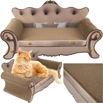 Kaķu skrāpis - dīvāns Purlov 24285 | Cat Scratcher Sofa