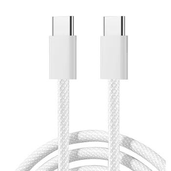 Joyroom Ben Series S-A45 USB-C / USB-C 60W kabelis 1 m, balts