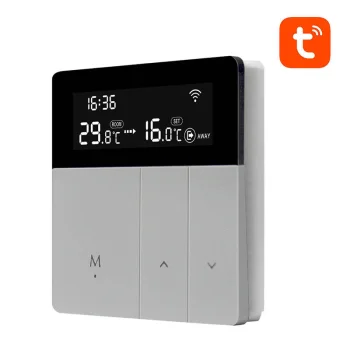 Avatto WT50 viedais termostats ūdens sildītājiem 3A WiFi TUYA, pelēks