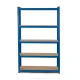 Humberg 4842 metāla noliktavas plaukts 150 x 75 x 30 cm, zils