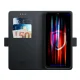 3mk Wallet Case Xiaomi Redmi 13C 5G atverams vāciņš maciņš grāmatiņa, melns
