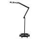 Lupa lampa Elegante 6025 60 LED SMD 5D ar statīvu, melna