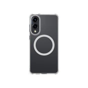 Vāciņš AmazingThing Minimal Mag priekš Samsung Galaxy S25 Edge ar magnētisko gredzenu, caurspīdīgs