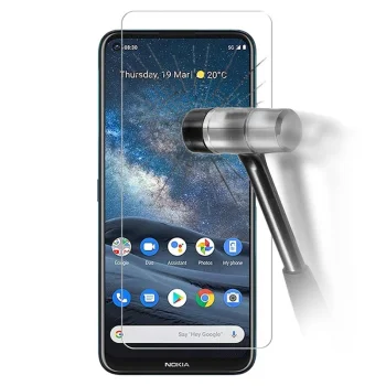 Nokia 8.3 - Aizsargstikls (Šaurs līdz Izliekumiem) | Tempered Glass Screen Protector