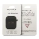 Guess Silicone vāciņš maciņš Apple AirPods 1 / 2 austiņām, melns