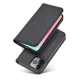 Magnet Card Case atverams vāciņš maciņš grāmatiņa iPhone 13 Pro Max, melns