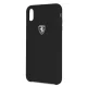 Ferrari iPhone XS Max vāciņš Silicone Off Track, melns