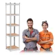 Humberg 4819 metāla noliktavas plaukts 180x40x40 cm
