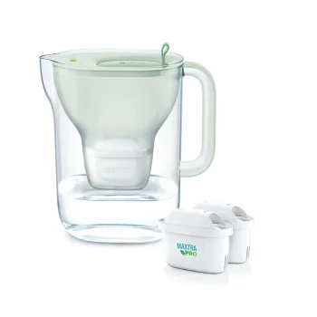 Ūdens filtra krūze Brita Style eco, 2.4 l, ar 2 MAXTRA PRO kasetēm, gaiši zaļa