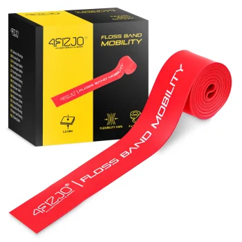 Kompresijas lenta flosingam 4FIZJO Floss Band 1,5 mm sarkana