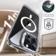 ESR Classic Hybrid Kickstand HaloLock MagSafe vāciņš un aizsargstikls iPhone 16 Pro, caurspīdīgs