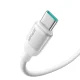 Joyroom S-A62 Lively Series USB-A uz USB-C kabelis 3A 1.2 m, balts