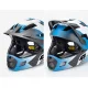 Rockbros TS-61 bērnu veloķivere ar noņemamu zoda aizsargu M (54-57 cm), zila