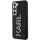 Karl Lagerfeld Samsung Galaxy S23 vāciņš 3D Rubber Glitter Logo, melns
