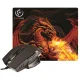 Rebeltec RED DRAGON spēļu pele un paliktnis