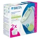Ūdens filtra krūze Brita Style eco, 2.4 l, ar 2 MAXTRA PRO kasetēm, gaiši zaļa