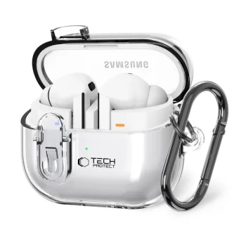 Tech-Protect Samsung Galaxy Buds 3 / 3 Pro maciņš FlexAir, caurspīdīgs