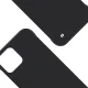 3mk Just20g Matt Case vāciņš Apple iPhone 15, Matēti melns